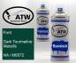 Preview: Ford, Dark Tourmaline Metallic, NA / M6572: 400ml Sprühdose + 400ml Klarlack - Set, von ATW Autoteile West.